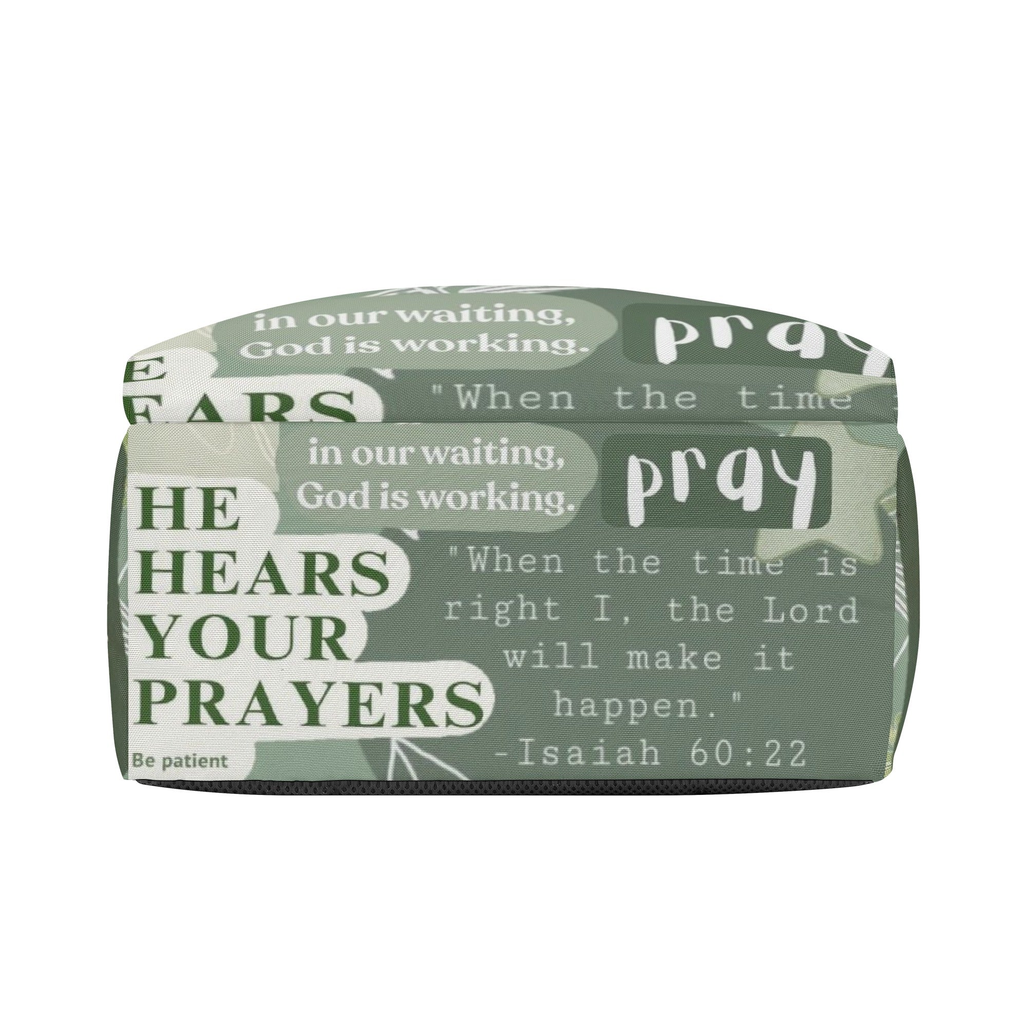 Jesus Loves You Backpack, Christian Faith Bag, Bible Verse Bag, Jesus Faith Backpack, Inspirational Bag.PLAF21